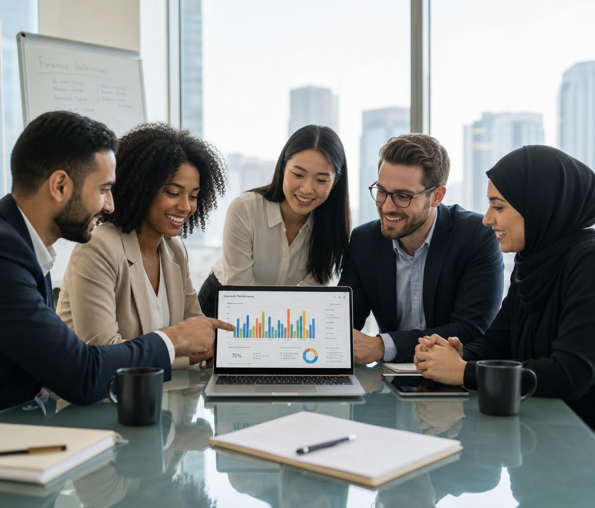 Equipe em reunião de trabalho